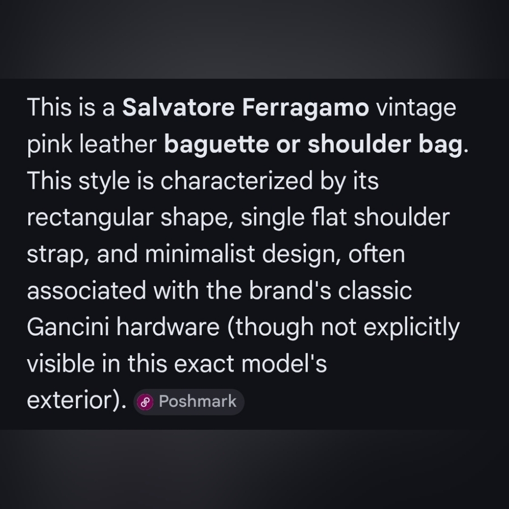 Ferragamo Leather Baguette - Picture 14 of 15